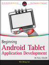 Beginning Android Tablet Application Development (eBook)